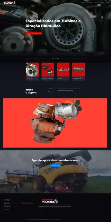 Site Cooper Turbo desenvolvido pela Sites Goiânia
