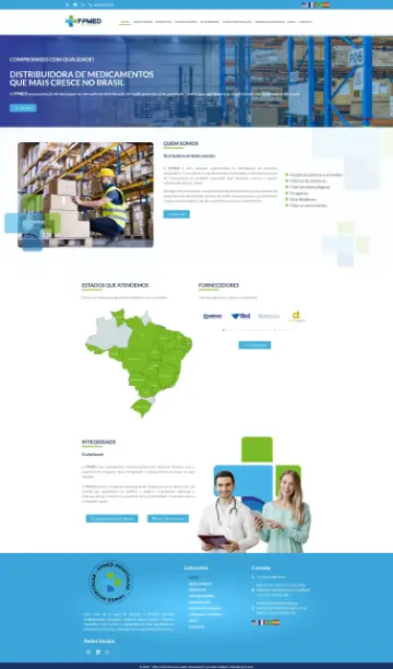 Site FPMed desenvolvido pela Sites Goiânia