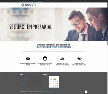 Site Gocor desenvolvido pela Sites Goiânia